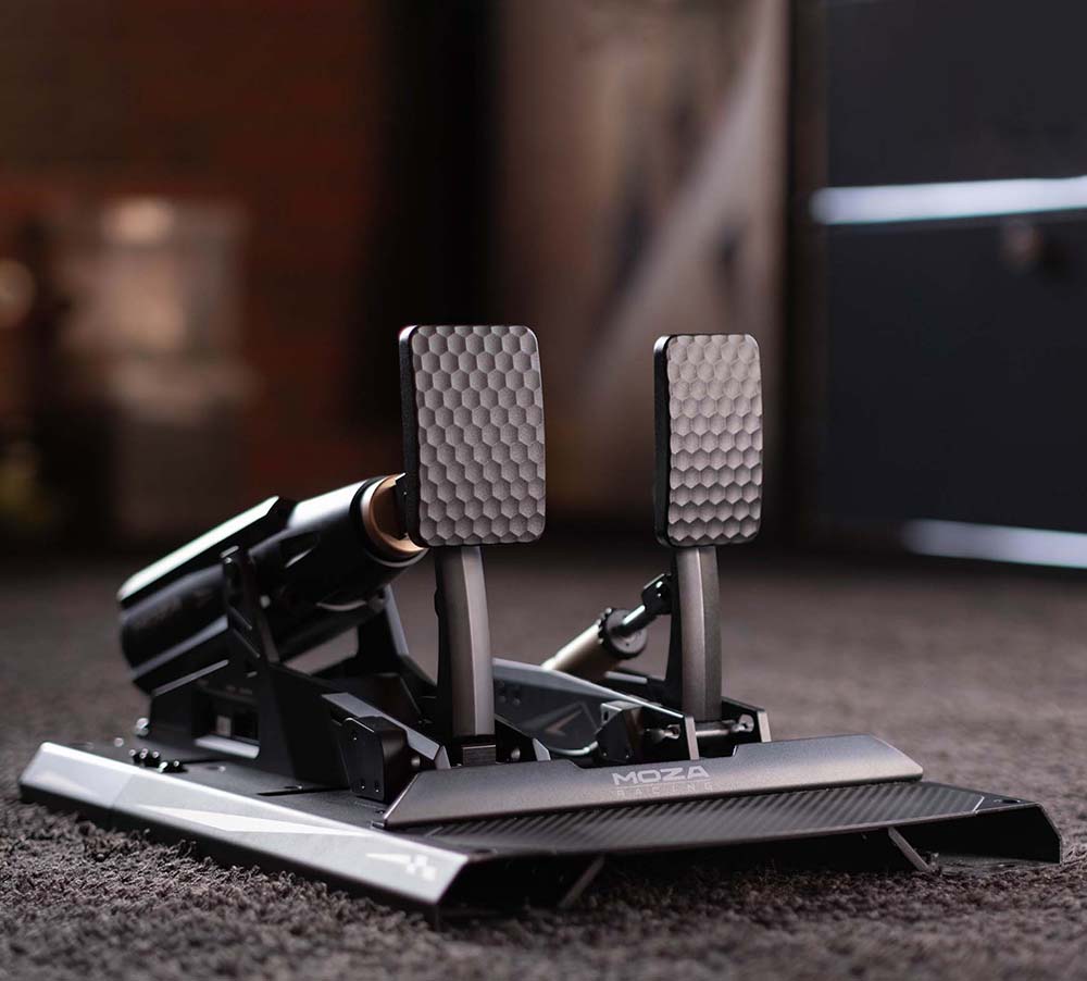 MOZA mBooster アクティブペダルセット(CRP2スロットル付き)