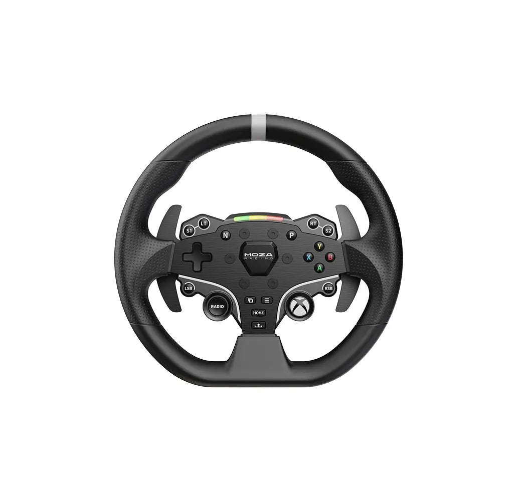 MOZA ESX Steering Wheel – Xbox-Licensed Alloy Rim & 22 MOZA ESX Steering Wheel – Xbox-Licensed Alloy Rim & 22