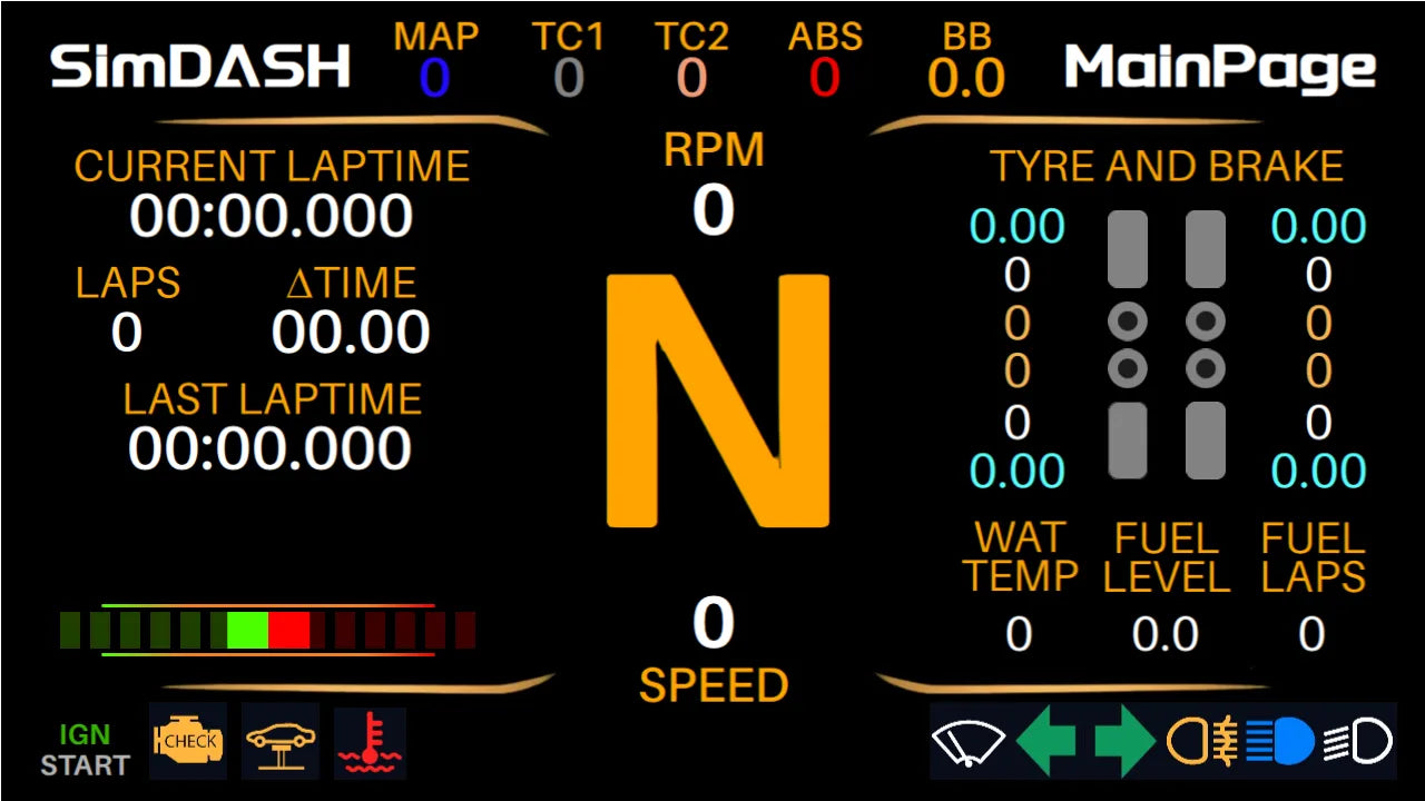 SimDASH_v1 – MOZA Racing