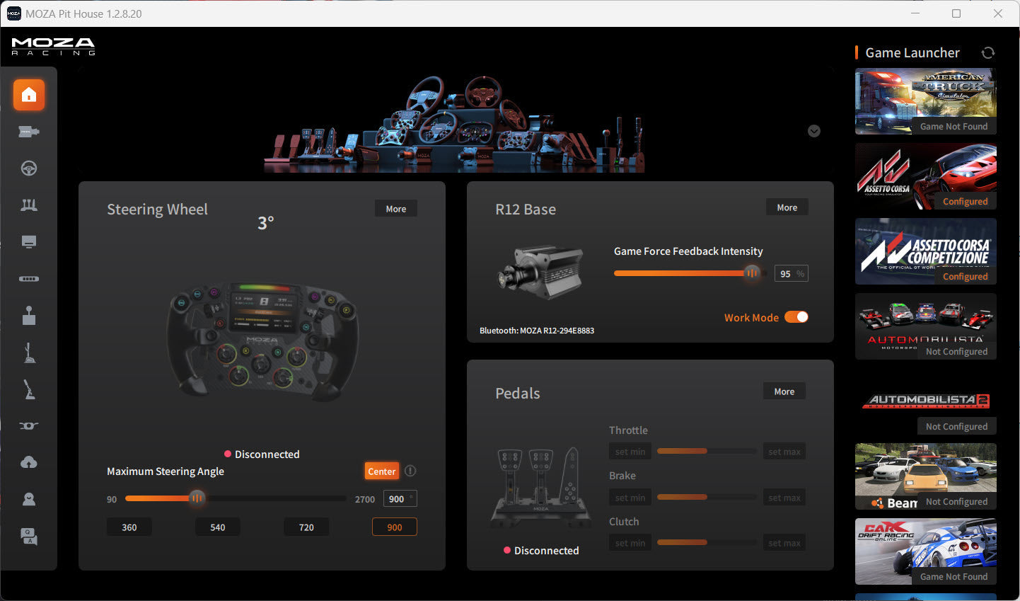 MOZA Wheelbase Settings Guide for Assetto Corsa