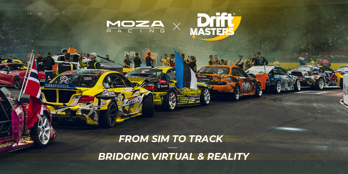 Drift Masters Announces New Partnership with MOZA Racing
