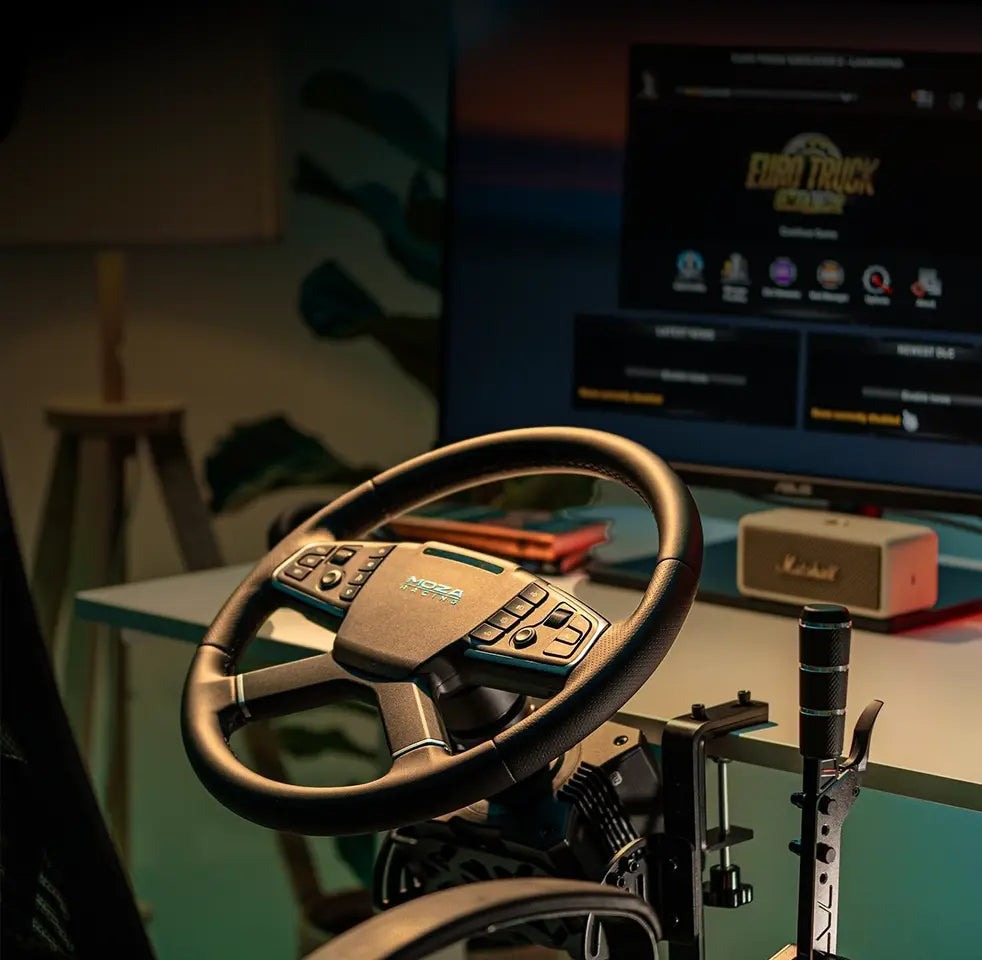 Truck Simulator Ergonomics: How to Mount and Position Your Wheel and Shifter