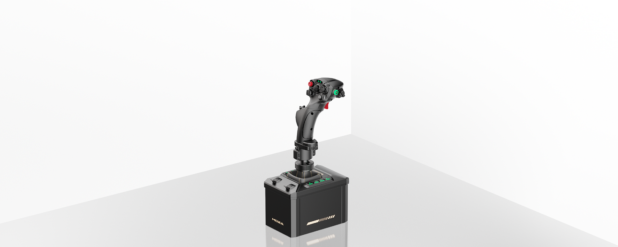 באנדל בסיס בקר טיסה&nbsp;AB6 Flight Simulator&nbsp;מבית&nbsp;Moza