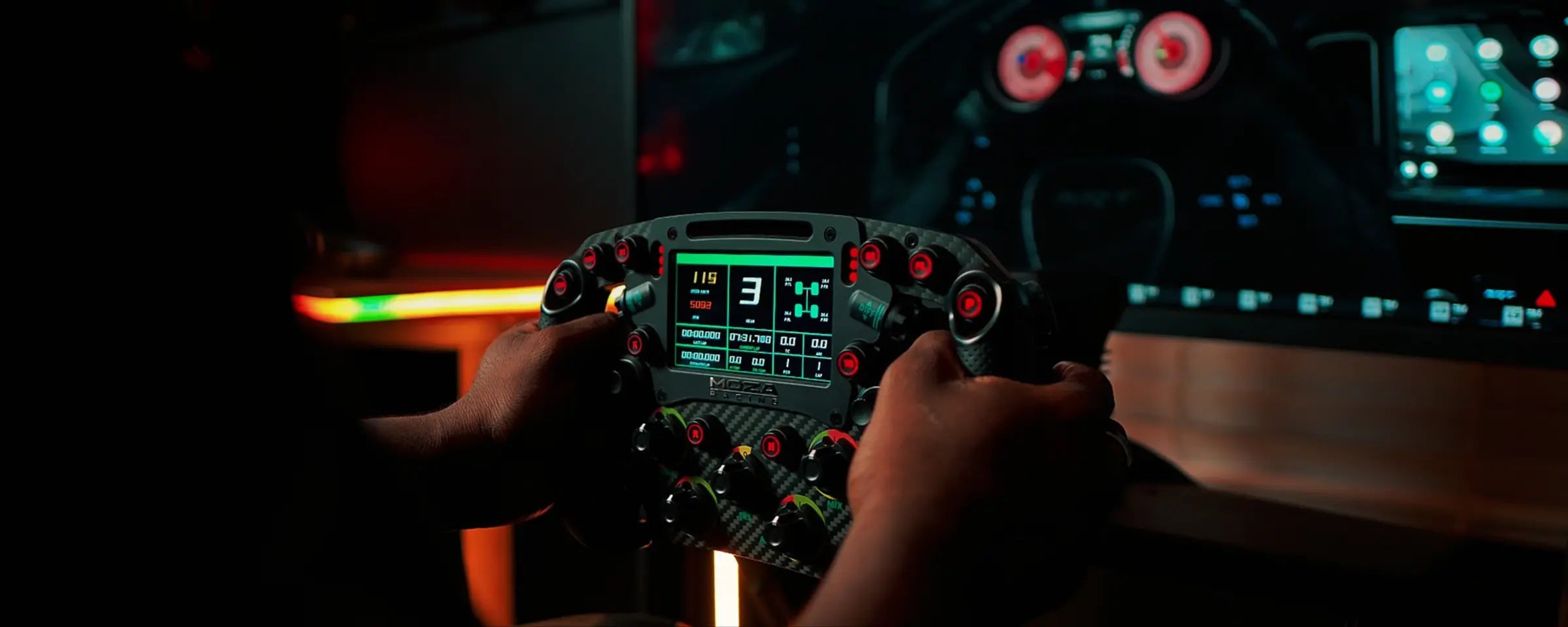 MOZA FSR2 Formula Wheel – Stvořen pro čisté závodní ponoření