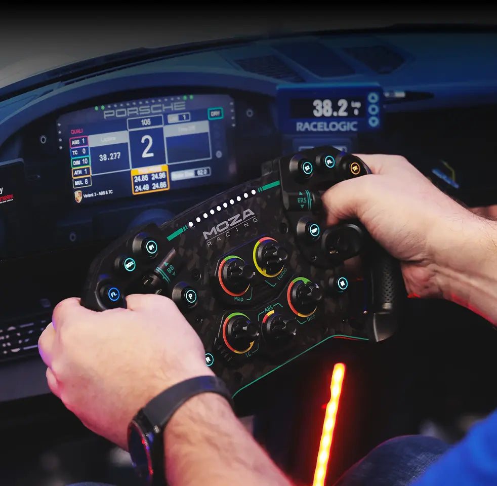 MOZA GS V2P GT Volant – Pokročilý systém ovládání vstupů