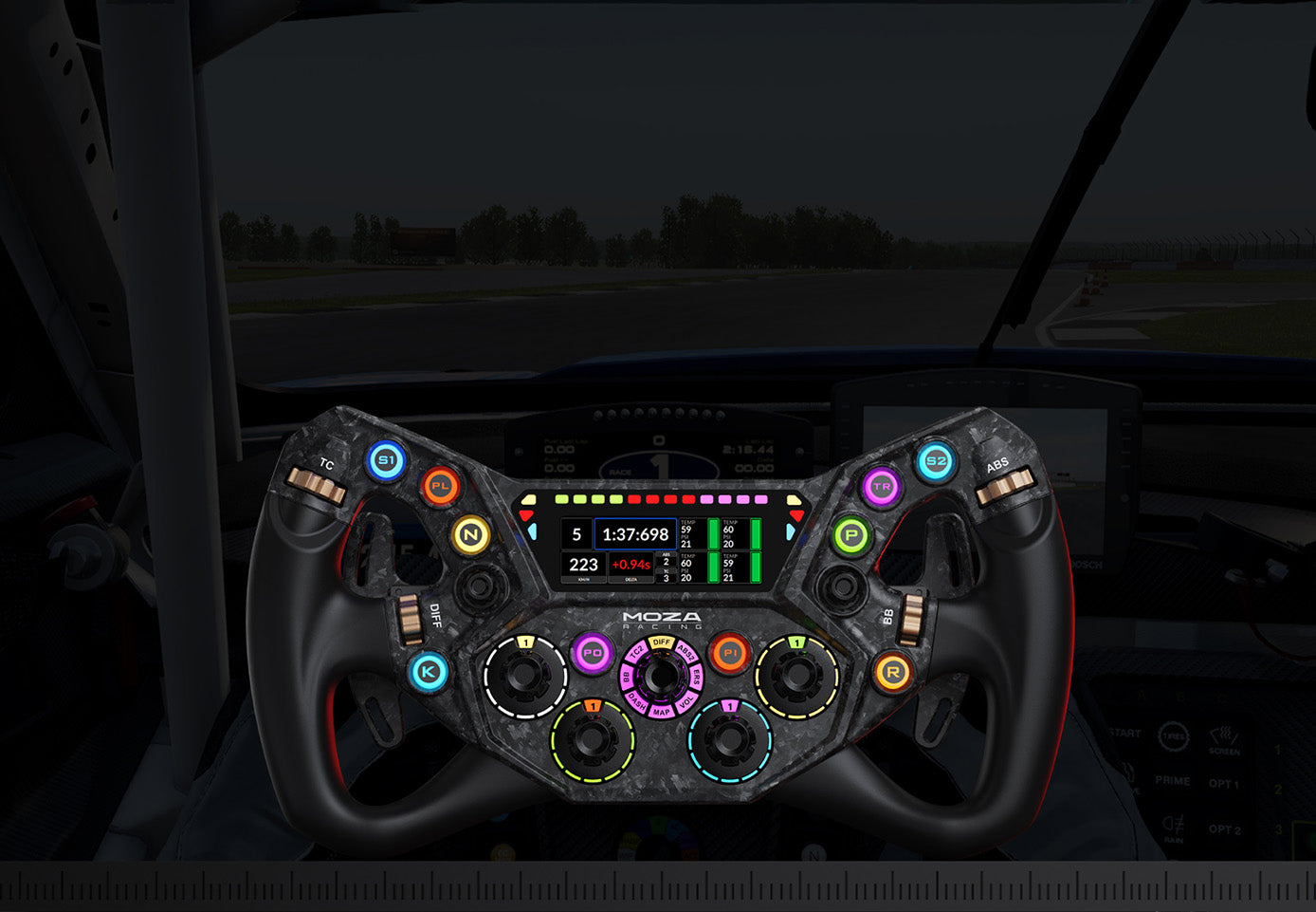 MOZA KS Pro Steering Wheel | 300mm Butterfly GT Wheel – MOZA Racing