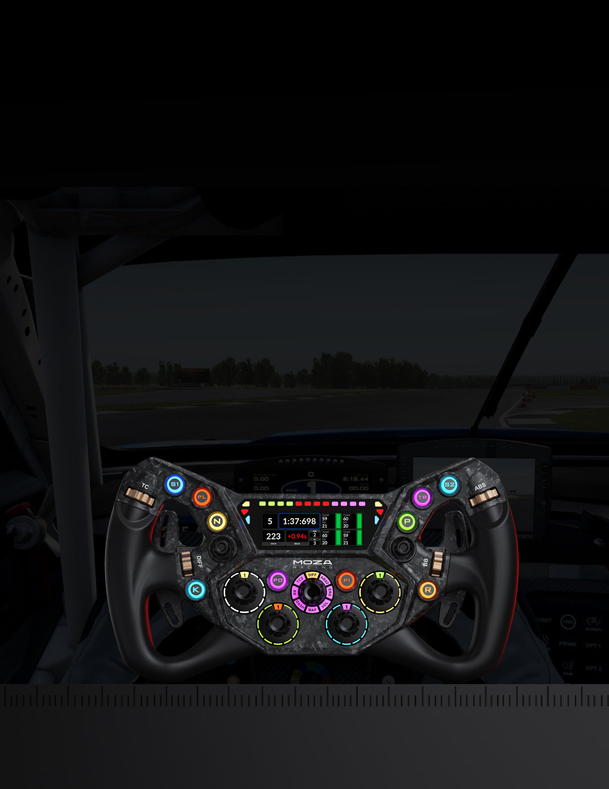 MOZA KS Pro Steering Wheel | 300mm Butterfly GT Sim Racing Wheel – MOZA ...