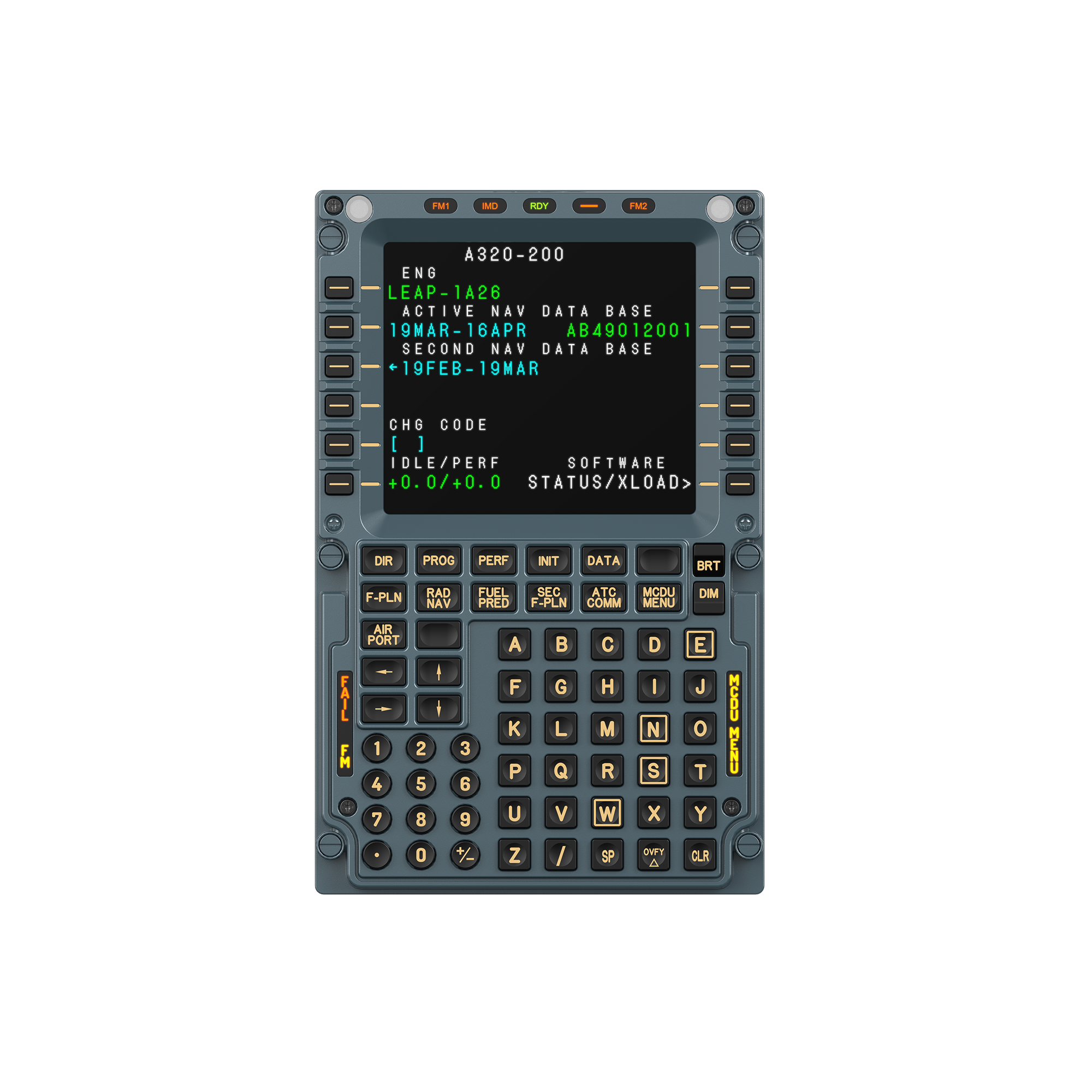 MOZA MA3F Flight Computer Display - A320-Style MCDU Panel – MOZA Racing