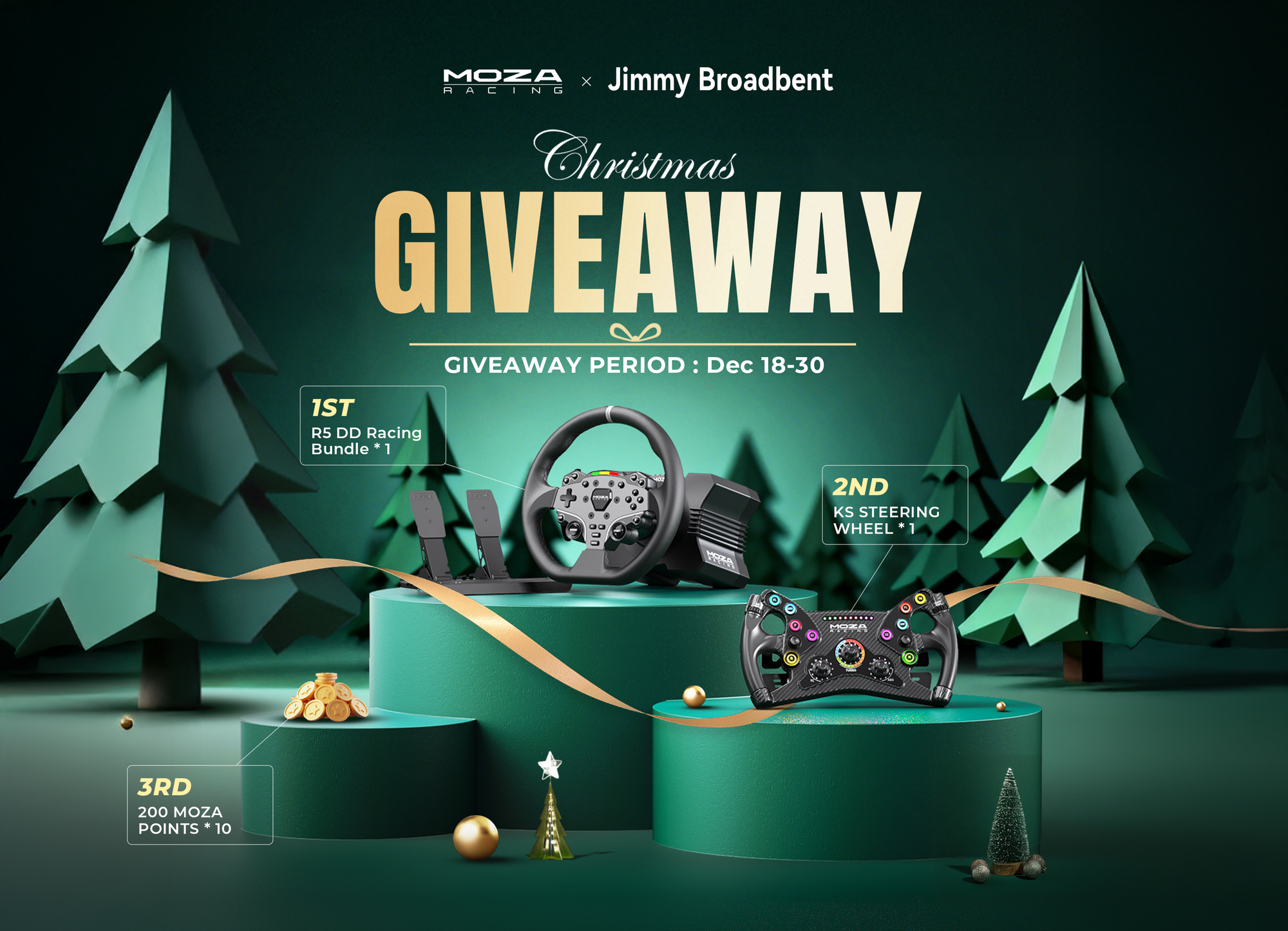 MOZA X Jimmy Broadbent Xmas Giveaway