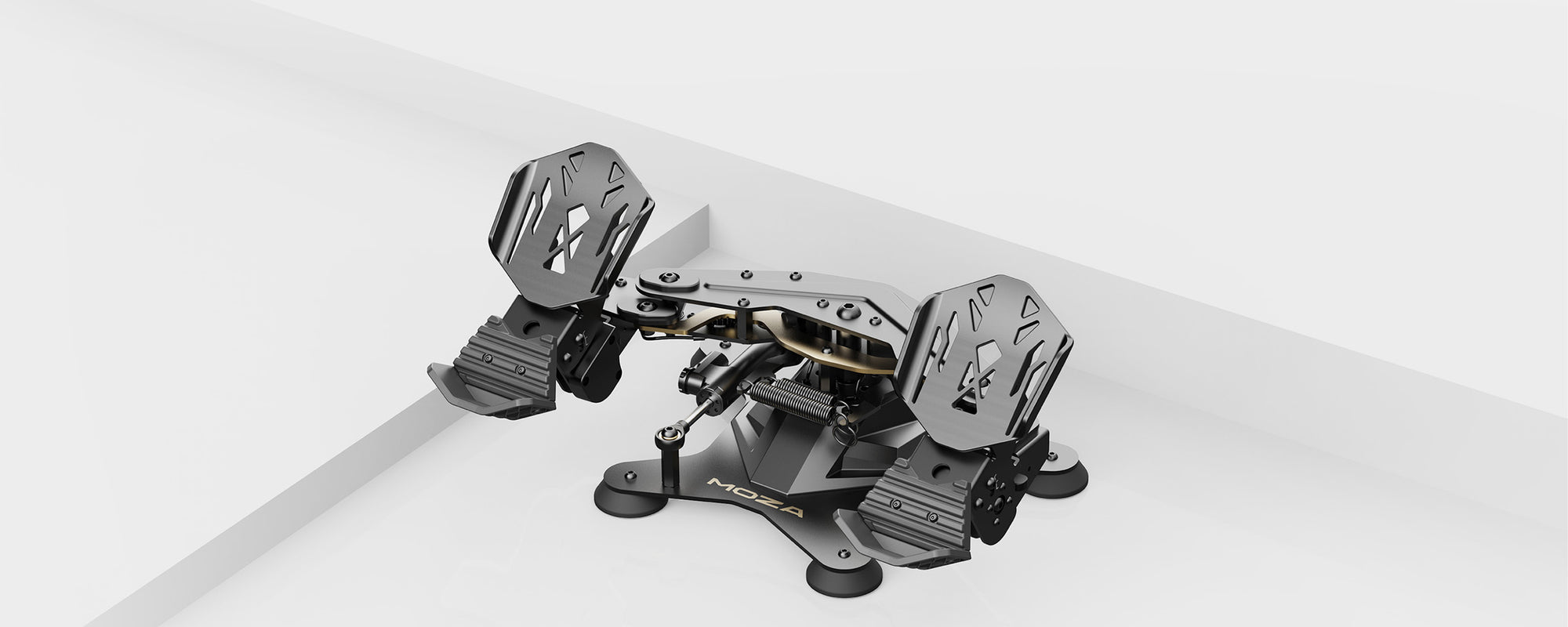 דוושות סימולטור טיסה MRP Rudder Pedals מבית Moza