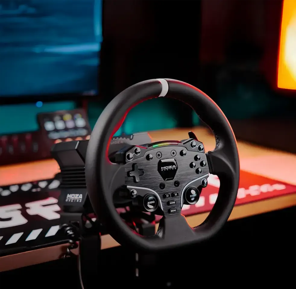 Volante y pedales Moza Racing R5 para PC