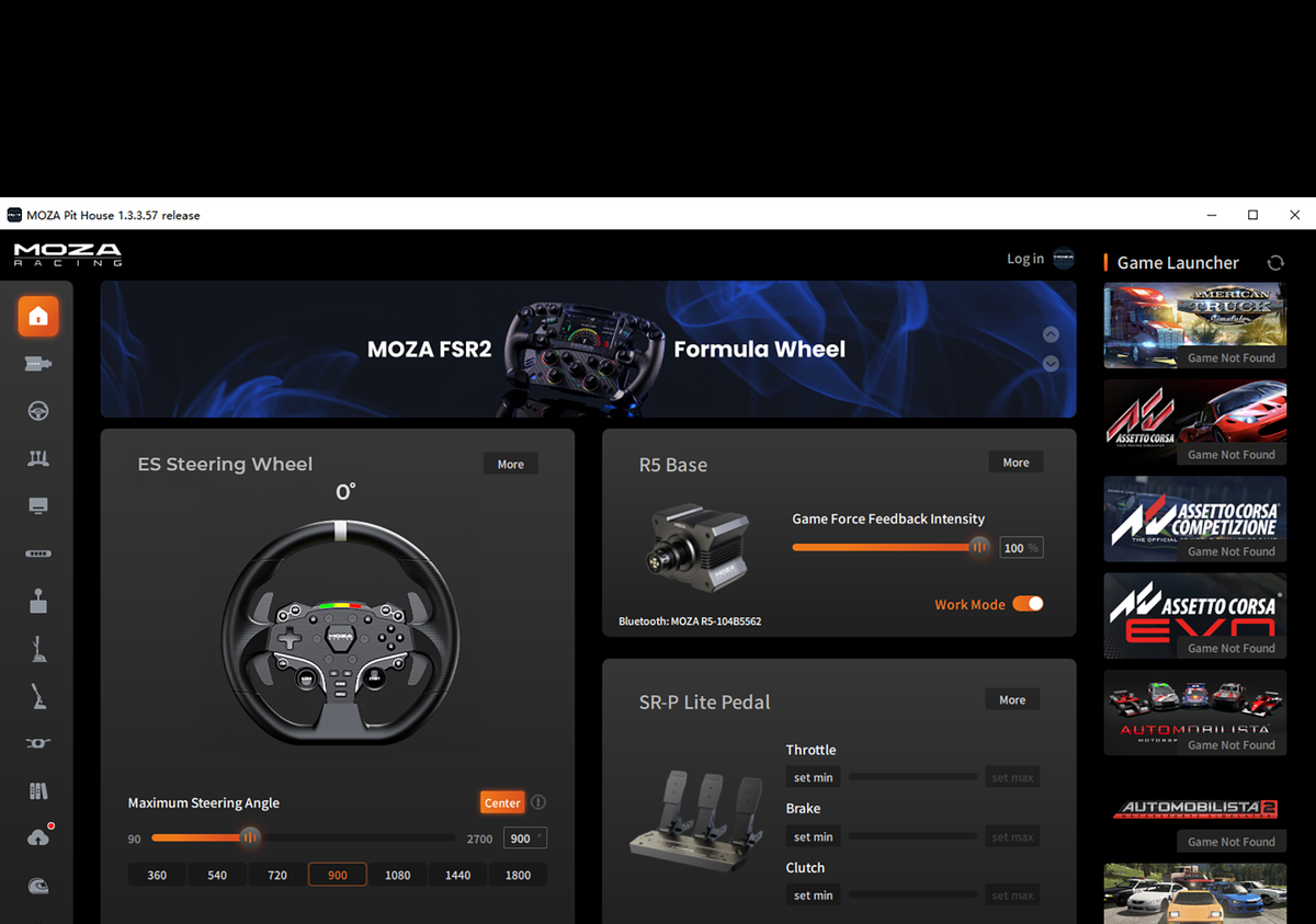 MOZA R5 Racing Bundle — 5.5Nm Direct-Drive Performance – MOZA Racing