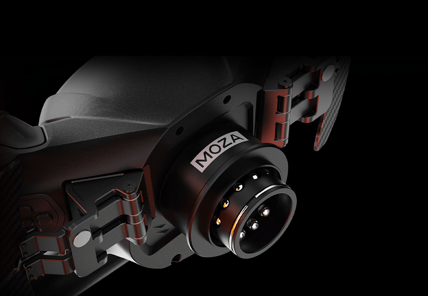 MOZA Revuelto Sim-Racing volant – Rychloupínací mechanismus inspirovaný motorsportem