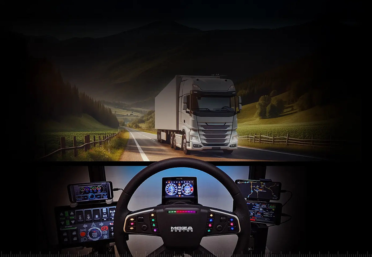 באנדל סימולטור משאית Trucking Bundle מבית Moza