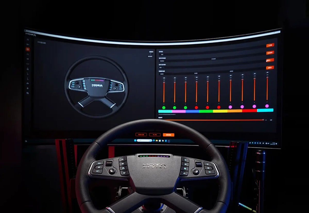 באנדל סימולטור משאית&nbsp;Trucking Bundle&nbsp;מבית Moza