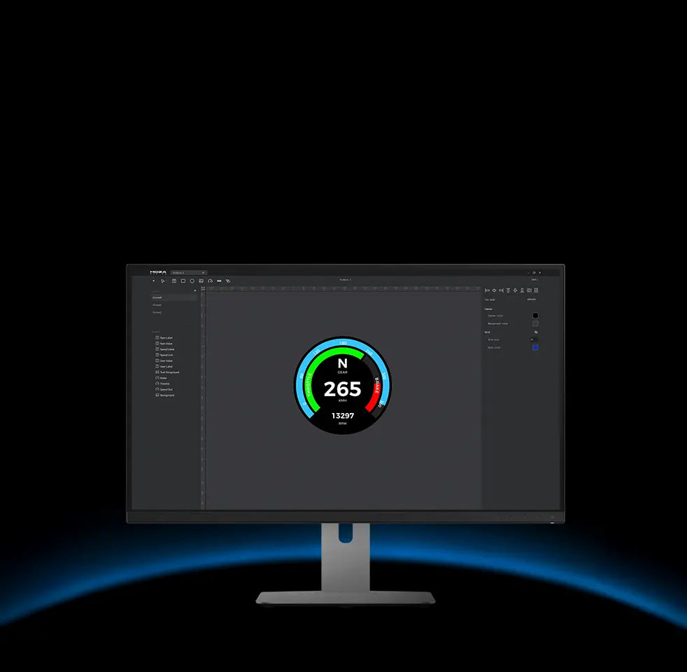 MOZA Vision GS Wheel – Plně přizpůsobitelné uživatelské rozhraní