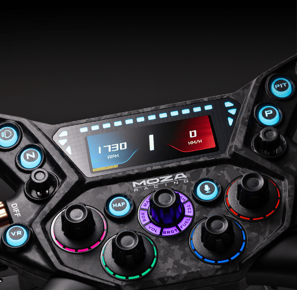 MOZA KS ステアリング MOZA KS GT Wheel | 300mm Butterfly Rim, Hall Sensor Paddles, 70