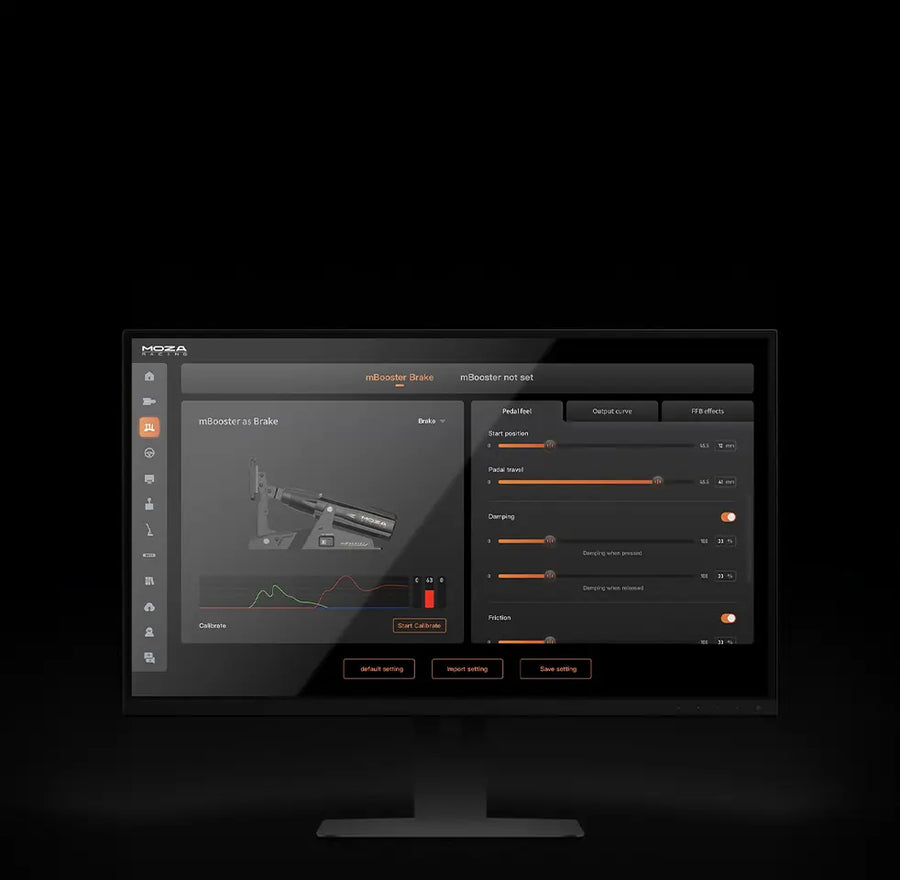 דוושה אקטיבית mBooster Active Pedal מבית Moza