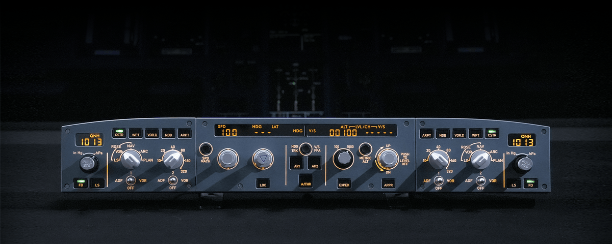 Fcu Display Module MOZA MA3F Electronic Flight Control Modules - A320-Style FCU and EFIS ...
