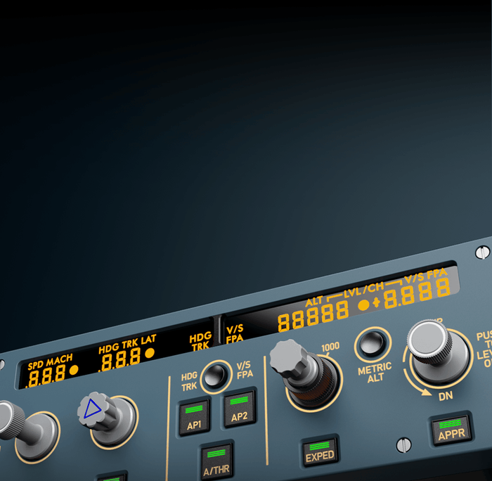 Fcu Display Module MOZA MA3F Electronic Flight Control Modules - A320-Style FCU and EFIS ...