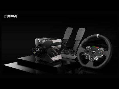 gaming steering wheel with pedals MOZA R3 Racing Bundle for Xbox & PC