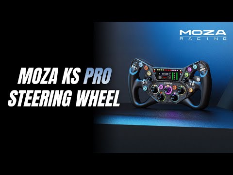 MOZA KS Pro Steering Wheel | 300mm Butterfly GT Wheel – MOZA Racing