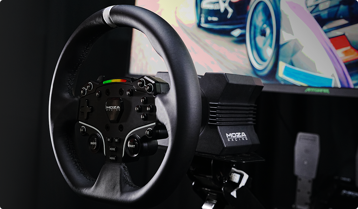 Volante y pedales Moza Racing R5 para PC
