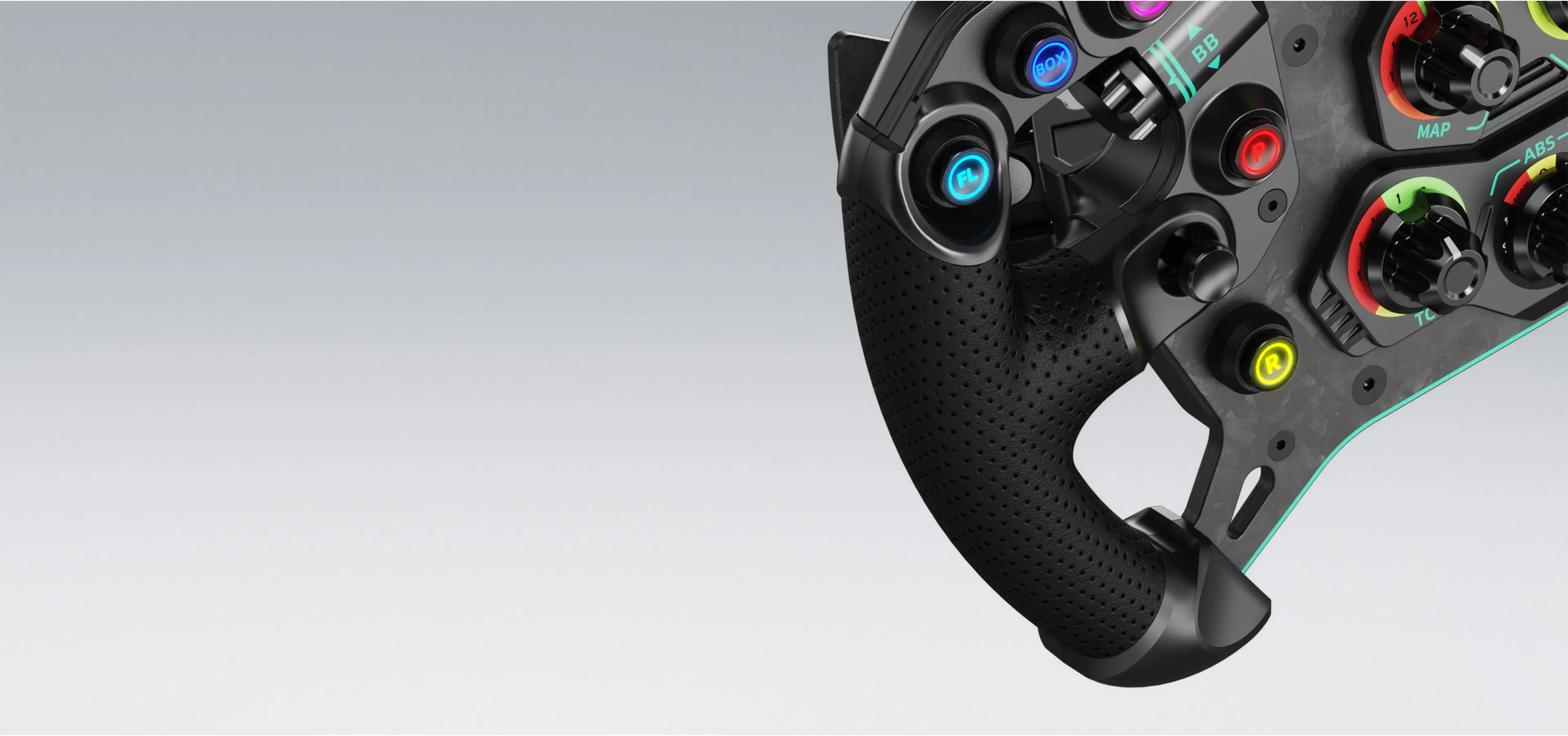 MOZA Racing GSR GT Steering Wheel prototype at the Gamescom 2023